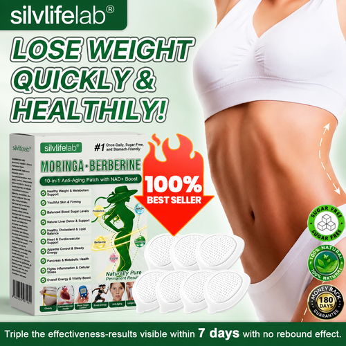 silvlifelab Moringa Berberine + 10-in-1 Nano Microneedle Patch(Just once a day, visible changes in 7 days)