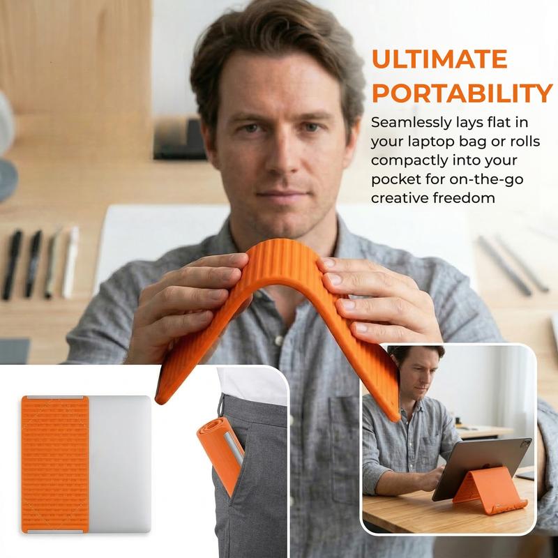 Flexible Silicone Aluminum Phone holder stand