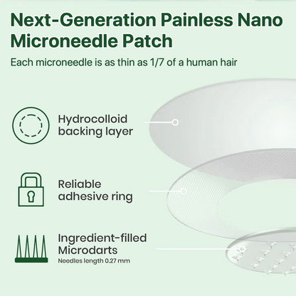 silvlifelab Moringa Berberine + 10-in-1 Nano Microneedle Patch(Just once a day, visible changes in 7 days)