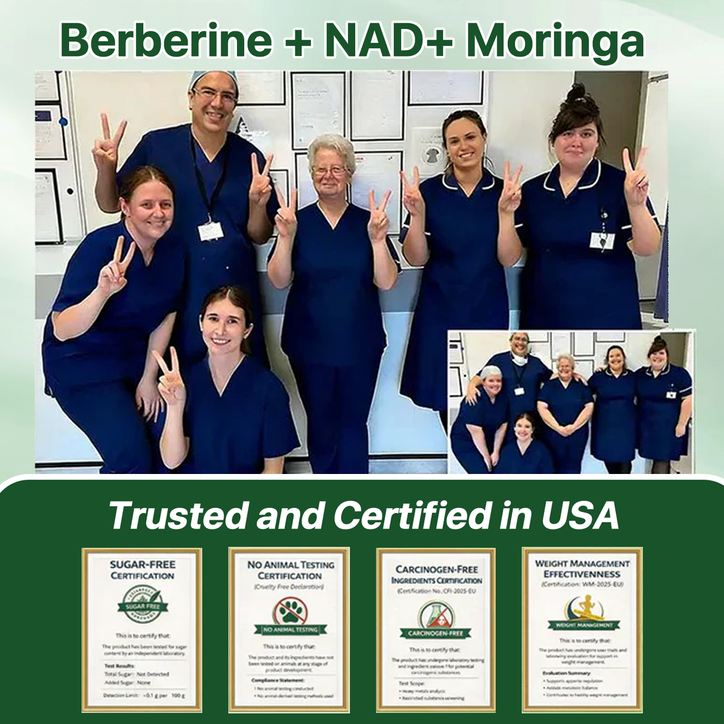 silvlifelab Moringa Berberine + 10-in-1 Nano Microneedle Patch(Just once a day, visible changes in 7 days)
