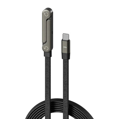 2-in-1 Invisible Holder Charger Cable|240w super Fast Charging Cord-sell