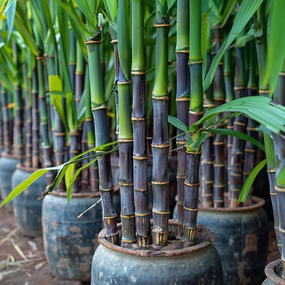 Premium High-Sucrose Sugarcane Seeds | 1000+ Non-GMO Hybrid Sugar Cane Seeds for Home Gardening 🌿🍬