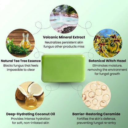 Antifungal Cleansing Soap for Skin Folds